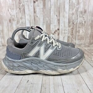 New Balance Fresh Foam More Trail v2 Grey Running Shoes Vibram Women 7.5 Men 6